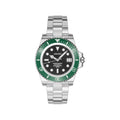 Seiko Mod SubmarinerGreen Ceramic Bezel Marine Master Automatic Diver Watch