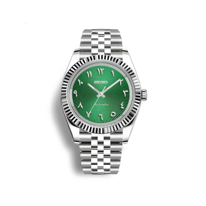 Seiko Mod Datejust Arabian Professional NH35 Watch
