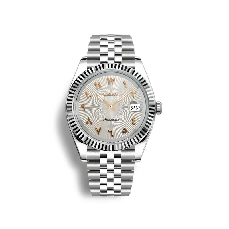Seiko Mod Datejust Arabian Professional NH35 Watch
