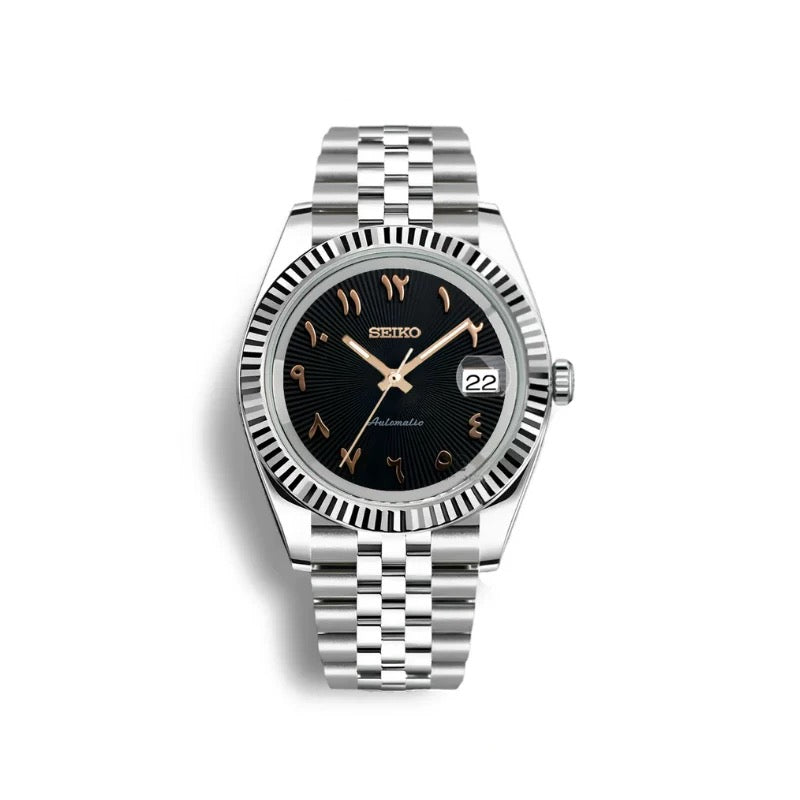 Seiko Mod Datejust Arabian Professional NH35 Watch