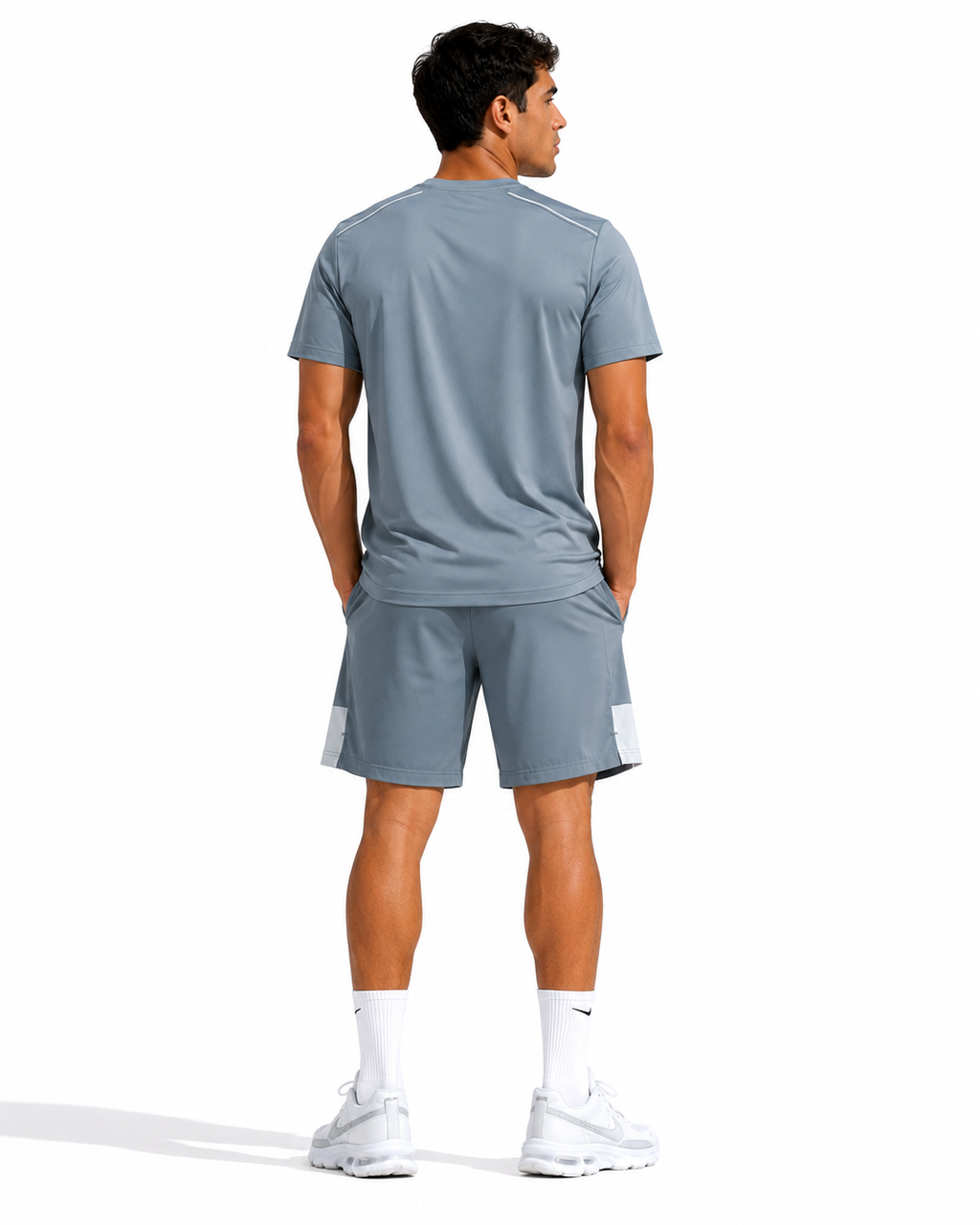 Nike Dri-Fit T-Shirt Hot Grey Dri-Fit Shorts Set